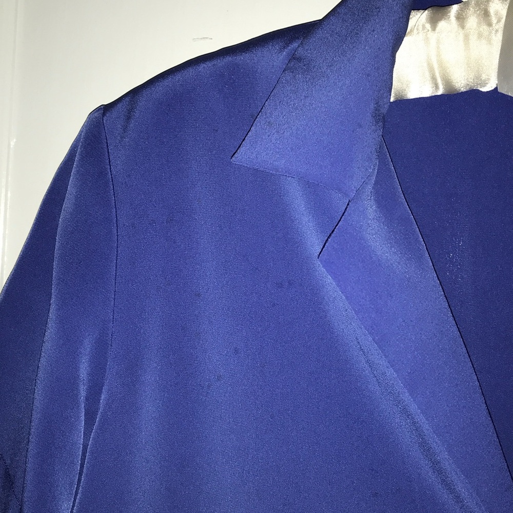 Liz Claiborne Royal Blue Button-Down Shirt - Picture 6 of 6